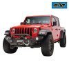 EAG Full Width Front Bumper with Fog Light Hole and Winch Plate Fit for - 5