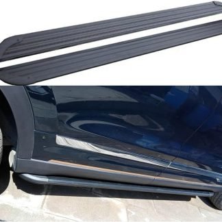 All Black Running Boards Side Steps - 2014-2025 Jeep Cherokee KL | Aluminum Nerf Bars Entry Steps - 3