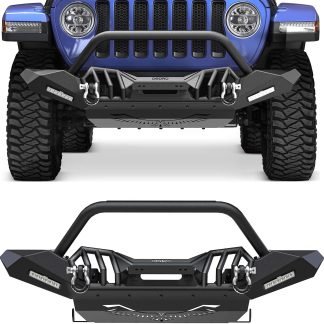OEDRO Steel Front Bumper with
